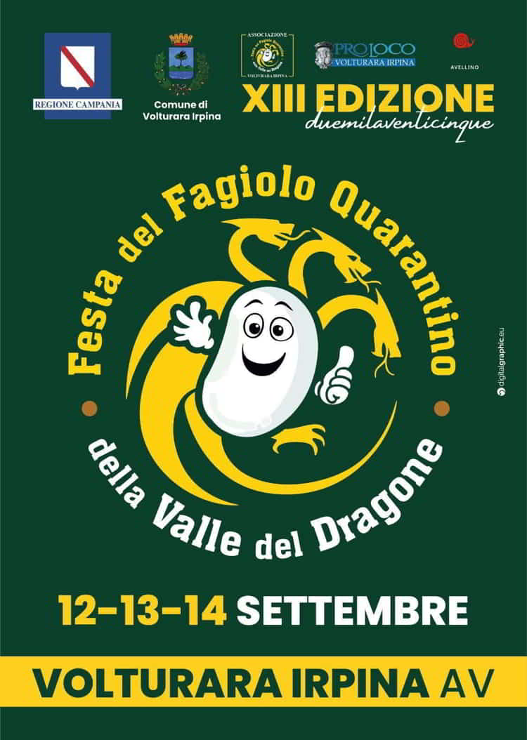 Locandina: Festa del Fagiolo Quarantino — Volturara Irpina
