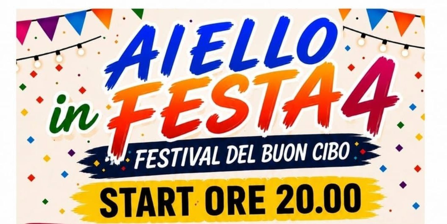 Locandina: Aiello in Festa - Festival del Buon Cibo — Aiello del Sabato