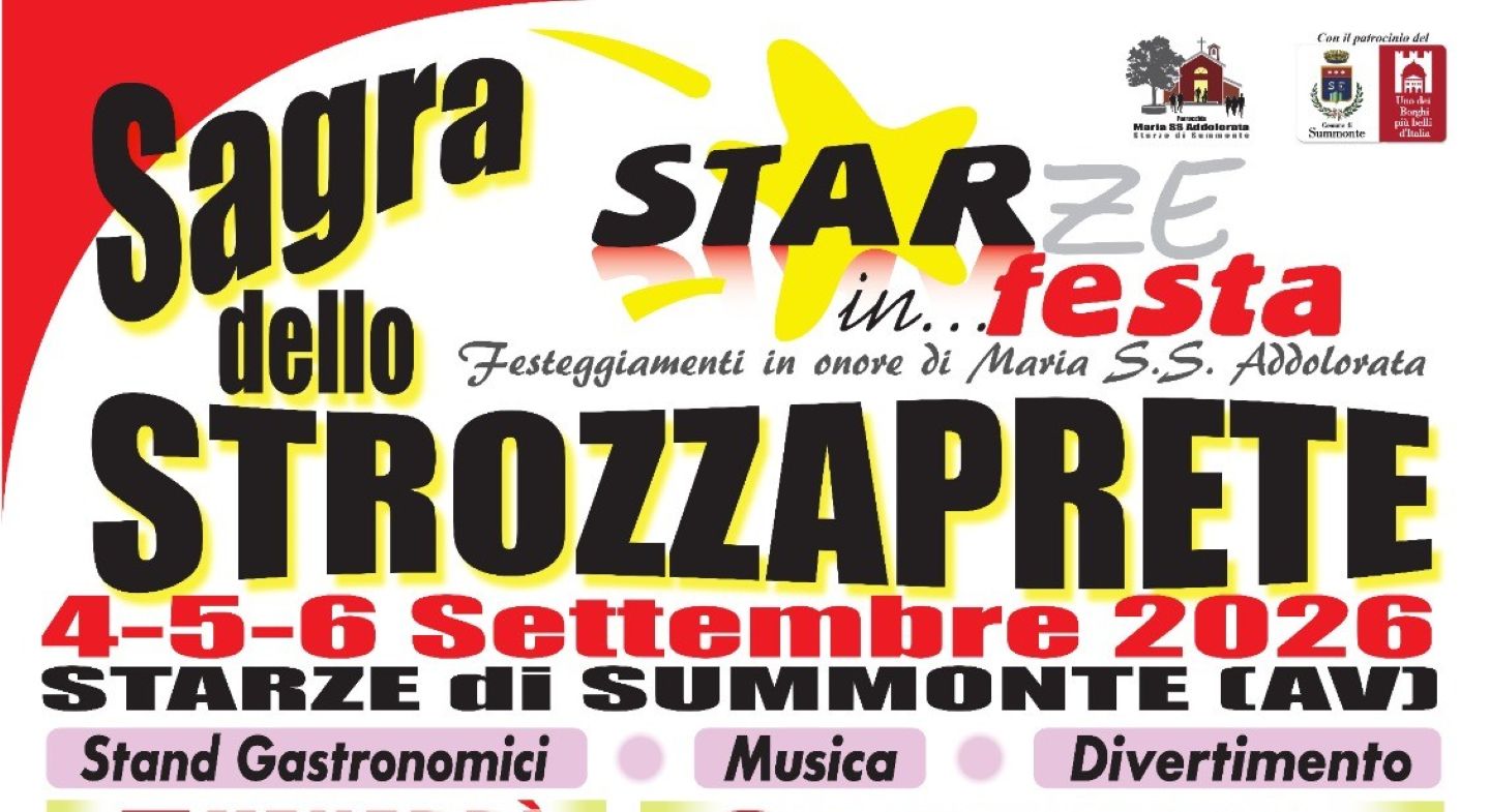 Locandina: “Starze in… Festa” — Summonte