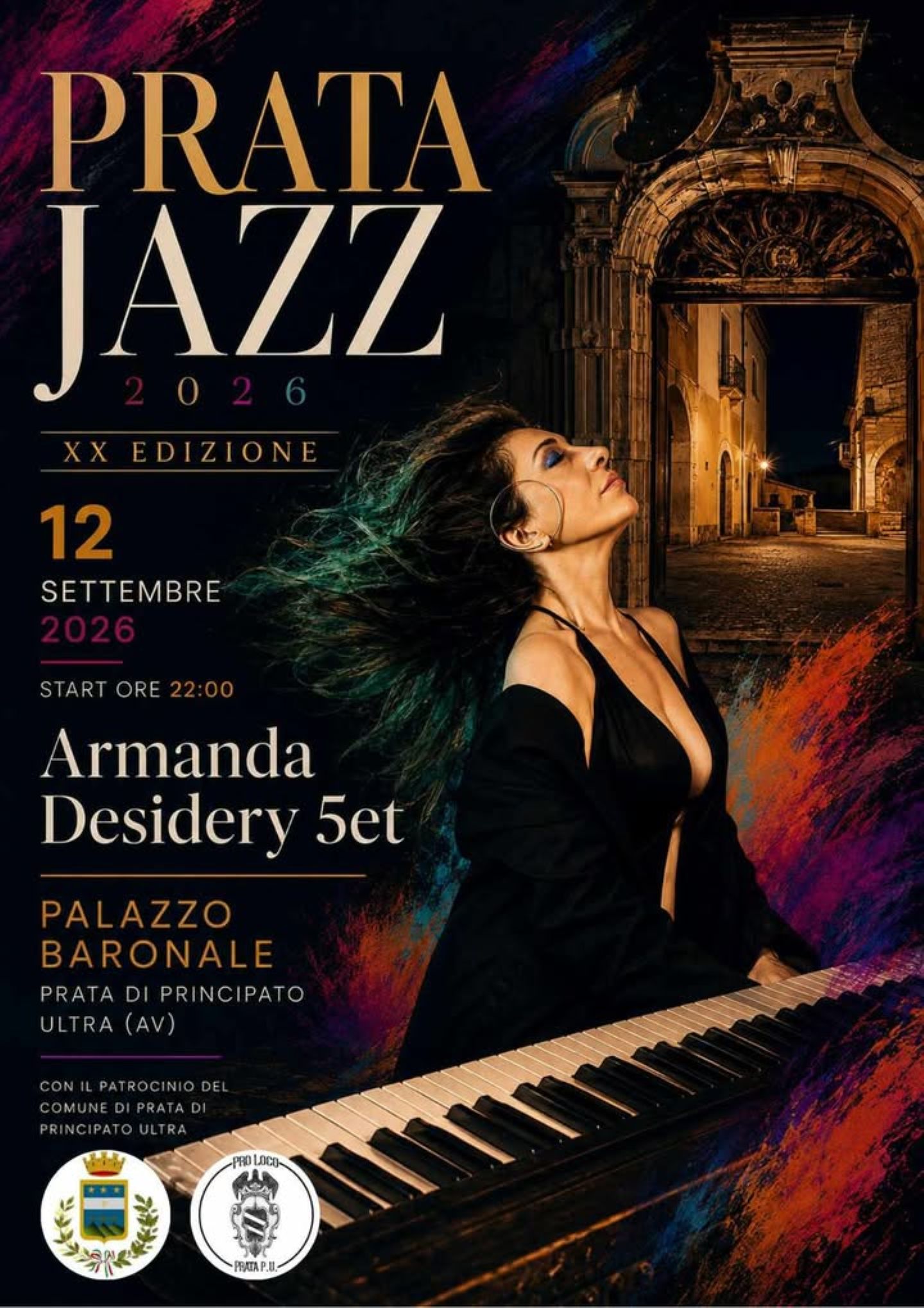 Locandina: "Prata Jazz", la XX edizione riaccende la musica a Prata di Principato Ultra — Prata di Principato Ultra