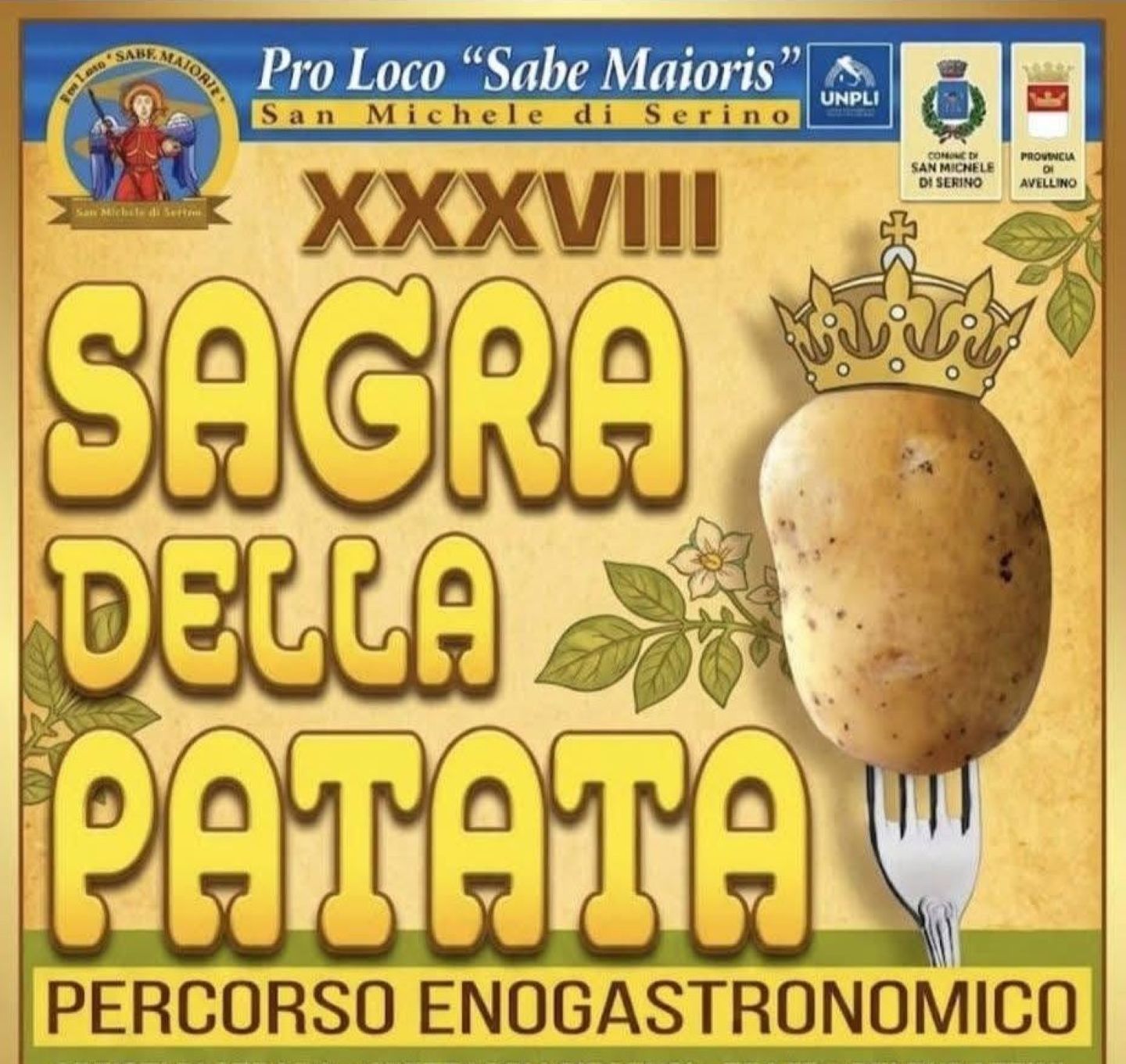 Locandina: San Michele di Serino, c'è la Sagra della Patata — San Michele di Serino